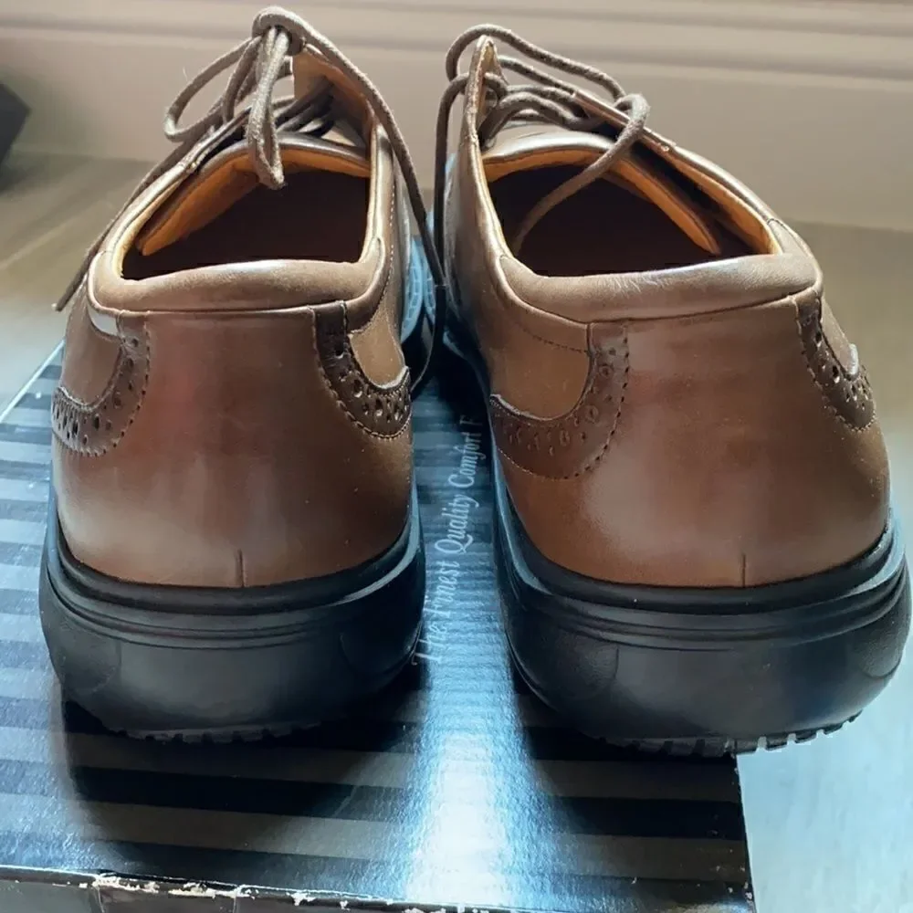 NWOT Dr Comfort Chestnut Brown 8 1/2 W STK 8320 Shoes Comfort Oxford Diabetic